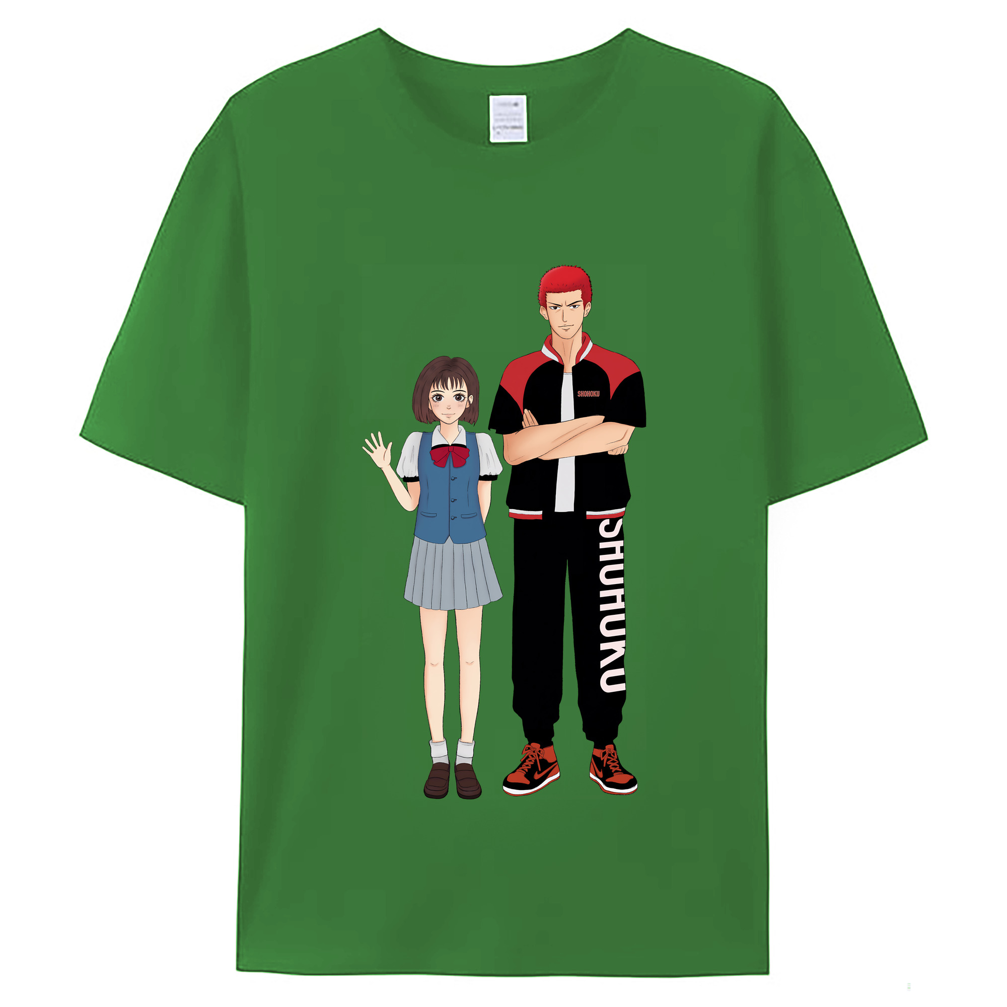 （画像用） SLAM DUNK／スラムダンク レディースカジュアルプリントTシャツ（綿100％）